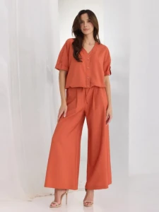Spodnie damskie  pomarańczowe Salko