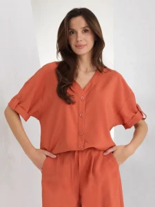 Bluzka damska  pomarańczowa Salko